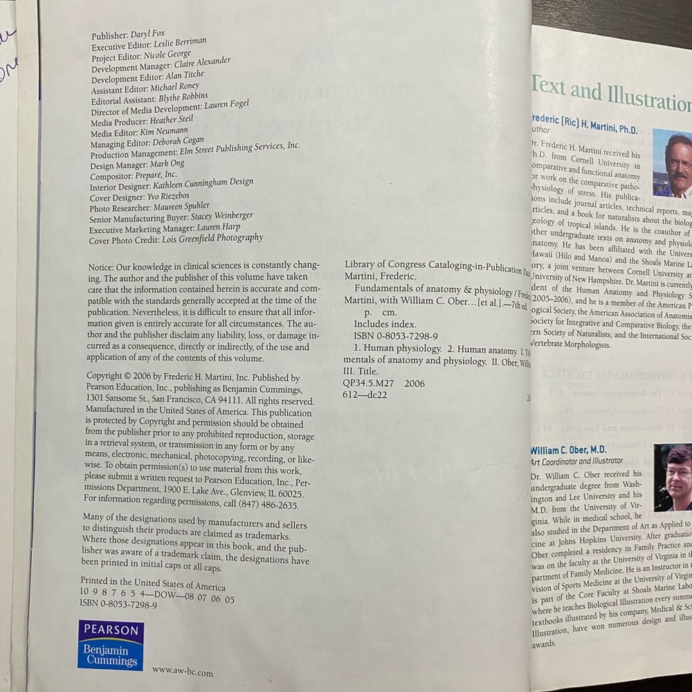 🔬 College Textbook Fundamentals of Anatomy and Physiology 7th Addition - Picture 5 of 16